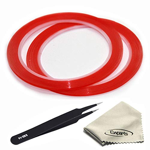 Ewparts Ewparts Double face ruban adhésif, super collant , 2 pack (5mm*2)