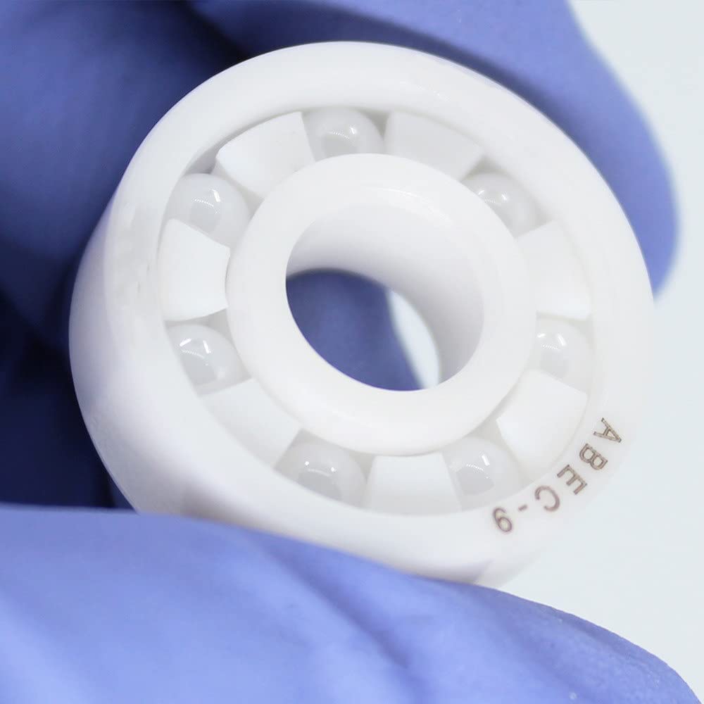 6805N Rodamiento de bolas de cerámica completo 25x37x6mm ZrO2 ABEC-9 Jaula de PTFE, 1 pieza