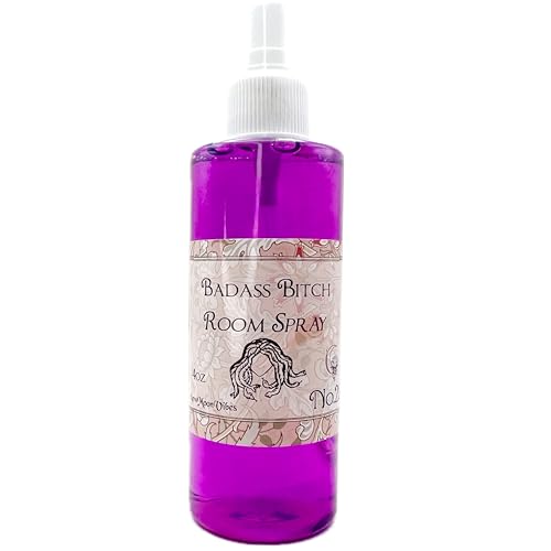 Bad Ass Bitch Room Spray by New Moon Vibes - Power Strength Courage Bold Energy Empowerment Assertiveness Spells Rituals - Handmade with Essential Oils -Wicca Pagan Hoodoo Magick Manifestation