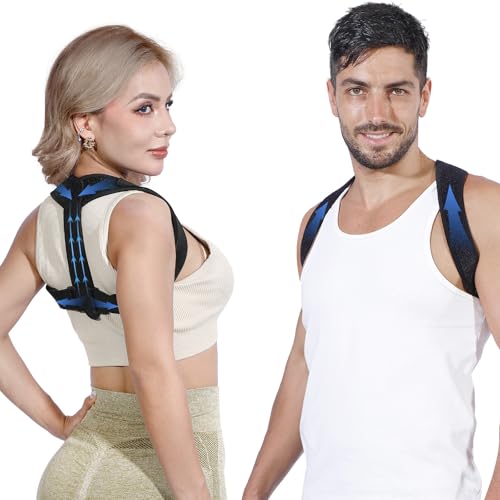 Posture Corrector for Women and Men, Adjustable Upper Back Brace,...