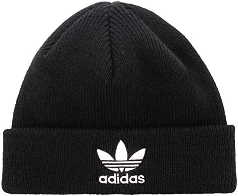 adidas Originals Men's Trefoil Beanie, Black, One Size