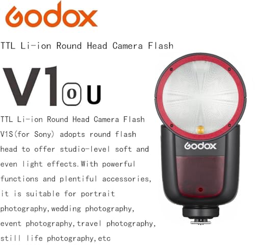 Image of Godox V1 V1O V1-O Round Head Camera Flash for Olympus Panasonic Flash