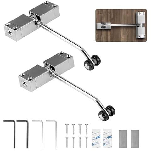 BlueEour Automatic Spring Door Closer, 2PCS Cover