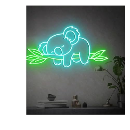 Lampe au néon pour enseigne néon Koala veilleuse chambre bébé animaux