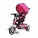 ATAA Baby Triciclo evolutivo 5 en 1 - Rosa - Asiento Giratorio 360º - Ruedas eva antipinchazos y ultrasilenciosas