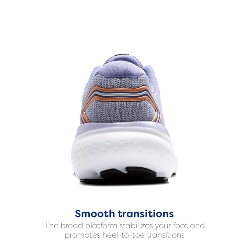 Brooks Women’s Glycerin 21 Neutral Running Shoe - Lavender/Black/Copper - 8 Medium