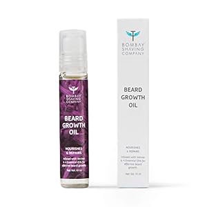 Bombay Shaving Company Beard Growth Oil Roll On For On The Go Mess Free Application- 10 ml