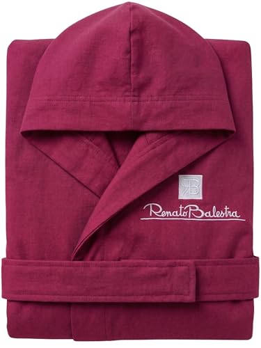 O-Day Renato Balestra Peignoir microfibre homme femme, unisexe capuche poches ceinture, idéal voyage piscine sport, léger doux
