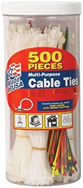 Gardner Bender 4-8 in. L Assorted Cable Tie 500 pk