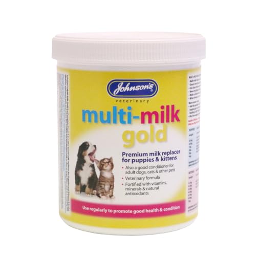 JOHNSONS MULTI MILK GOLD PREMIUM PET PUPPY KITTEN MILK REPLACEMENT 250G
