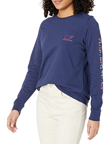 Top Para Mujer - Camiseta De Manga Larga A Cuadros Bicolor