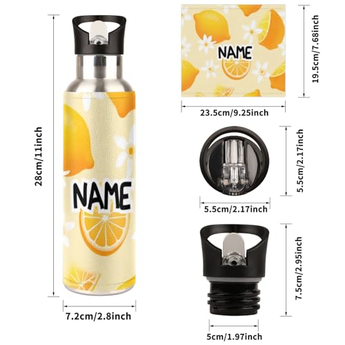 Botella de Agua Personalizada Gumuslen Acero Inoxidable con Aislamiento al Vacío y Tapa Antiderrames Multicolor miniatura 2
