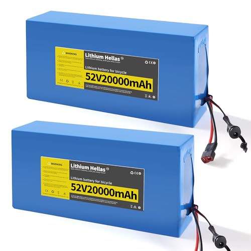 Lithium Hellas 52V 20Ah Ebike Battery 2 Pack, 52 Volt