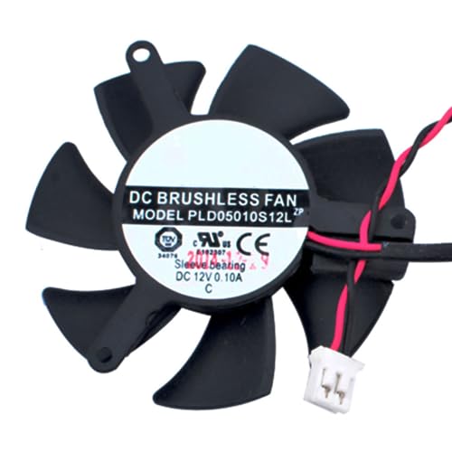 Ventiladores de tarjeta de video de repuesto compatibles con ZOTAC GT 210 y MSI N720 PC