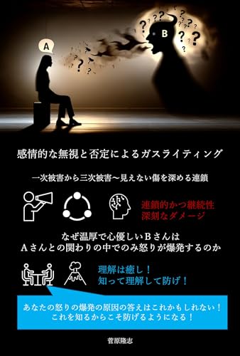 感情的な無視と否定によるガスライティング: 一次被害から三次被害〜見えない傷を深める連鎖