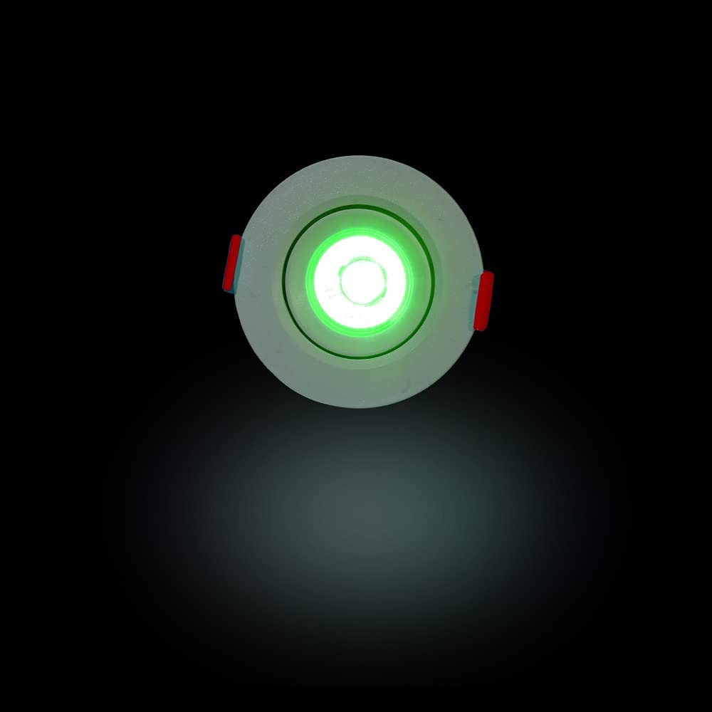 DMak 3 Watt Round LED COB Light for POP/Recessed Lighting (Green,Pack of- 1) (B09J2L255W) Amazon Price History, Amazon Price Tracker