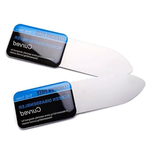 Zasdvn Separatore per schermi attrezzi di sollevamento, metallo spudger apertura strumento di riparazione smontaggio, ultra sottile in acciaio inox, batteria di ricambio per computer portatile