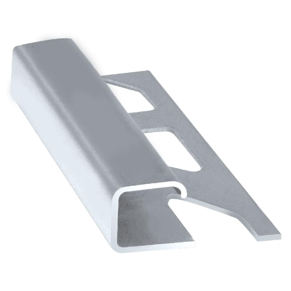10PZ PROFILO JOLLY PER PIASTRELLE BORDI QUADRI mm 12,5 cm 250 opaco