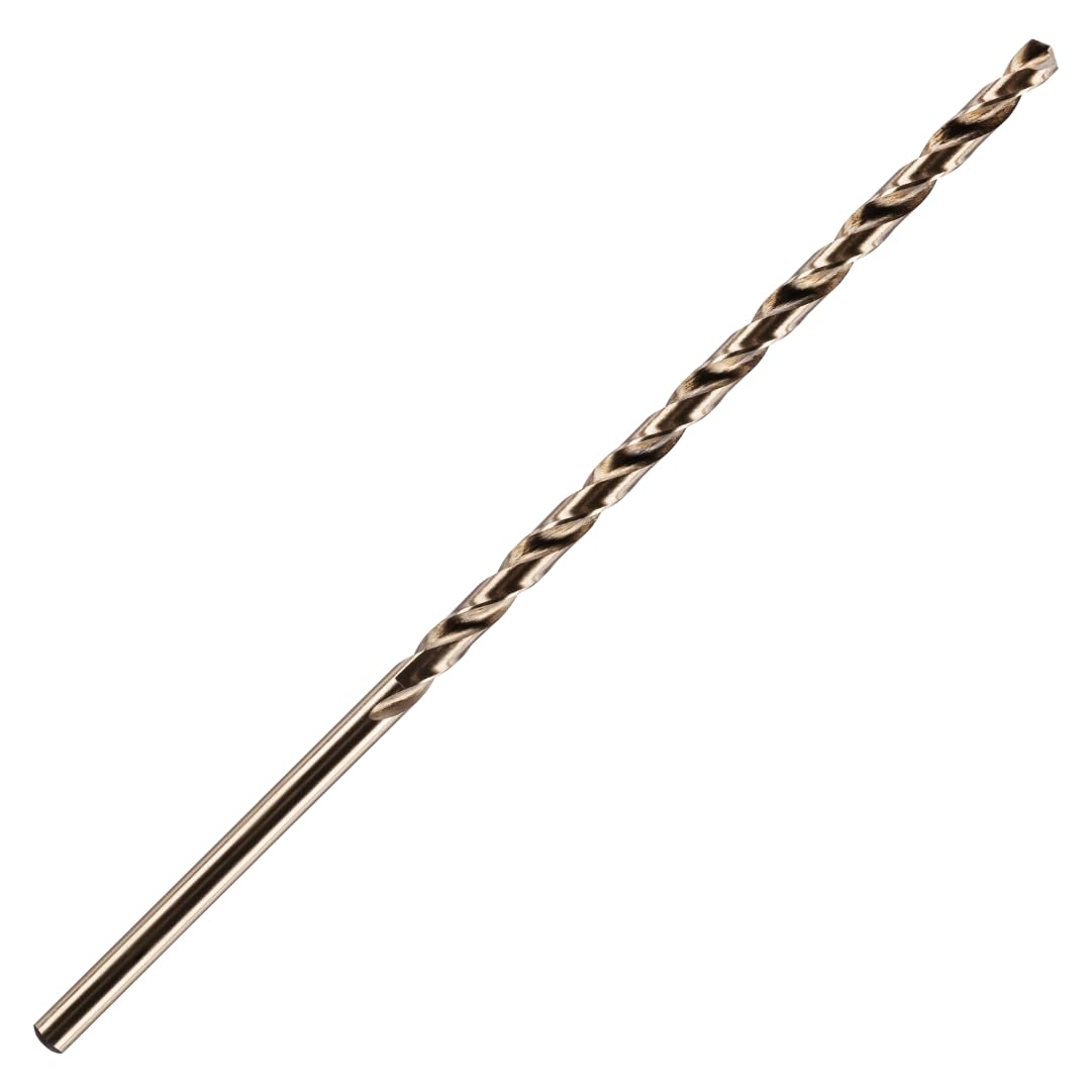 13mm x 205mm Flute x 295mm Extra Long Series HSS Cobalt Jobber Drill Bit For Stainless Steel, Hard Metals, Aluminium, Cast Iron, Copper. DIN1869 Twist Drill Bit