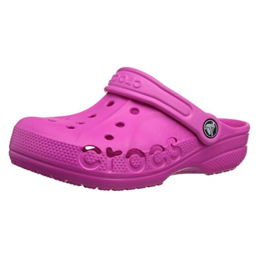 Crocs Baya Kids, Zuecos Unisex Niños, Rosa (Neon Magenta), 24/26 EU