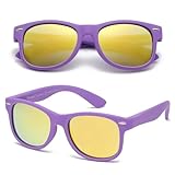 PolarSpex Toddler Sunglasses UV Protection – Unbreakable Kids Polarized Sunglasses with Case for Boys & Girls age 2-8