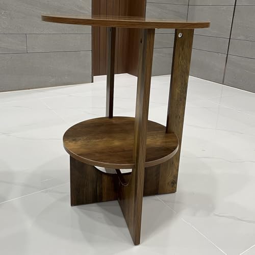 Tribesigns サイドテーブル ベッド横テーブル ソファテーブル幅48×奥行48×高さ60cm