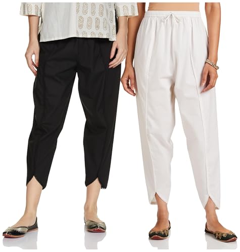 Image of Amazon Brand - Myx Women's Relaxed Cotton Dhoti Pants (Available in Plus Sizes)