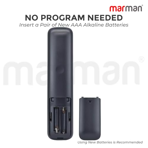 Image of marman Compatible with VU Tv Remote Control Original Model EN2BY27V Suitable for LED40K16 LEDN50K310X3D LTDN55XT780XWAU3D Smart Tv - Non Voice Command