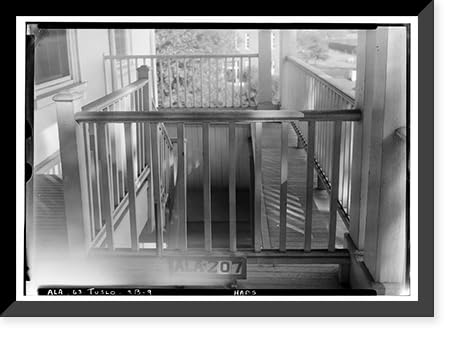 Historic Framed Print, University of Alabama, President's House, University Boulevard,
