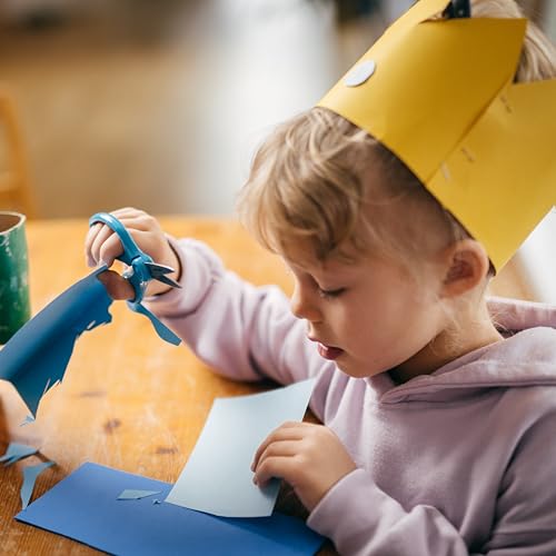 Fiskars Tesoura de ponta pontiaguda de 12,7 cm para crianças de 4 a 7 anos, tesoura para escola ou a