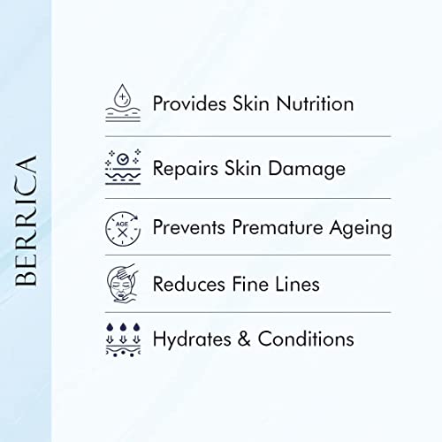 Verem Blueberry Skin Diet Cream With Raspberry & Vitamin A, C, E For Women | Repairs Skin Damage & Provides Skin Nutrition | Paraben Free | Dermatologically Tested | For All Skin Types (50G) #TOP1