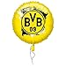 Produktbild Amscan 4270001 - Folienballon BVB, Borussia Dortmund, befüllbar mit Helium oder Luft, Fan, Fußball, Party, Geschenk, Dekoration