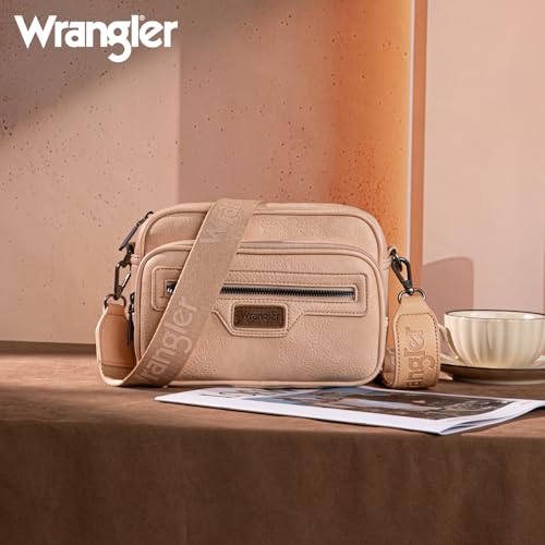 Image of Wrangler Crossbody Bag for Women Multi Pocket Crossover Bag Shoulder Pursea with Adjustable Strap