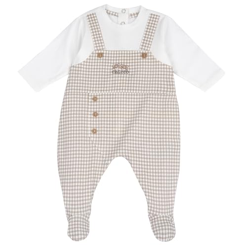 Chicco, Pelele Bebé Niño y Niña en Suave Algodón, con Cómoda Apertura en la Entrepierna, Ideal para Primavera y Verano, Ropa Niño y Niña, Designed in Italy