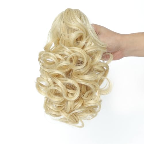 25cm Wavy Claw Clip on Ponytail Hair Extensions - Image 3