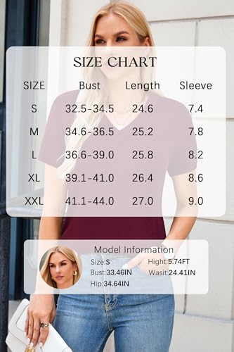 Image of Arach&Cloz Women's Wool Blend Spring Summer Lightweight Business Casual Sweater Tops 2026