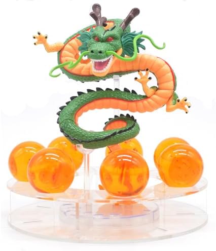 Bola de vidro de resina acrílica de 35 mm resina Shenron figura d...