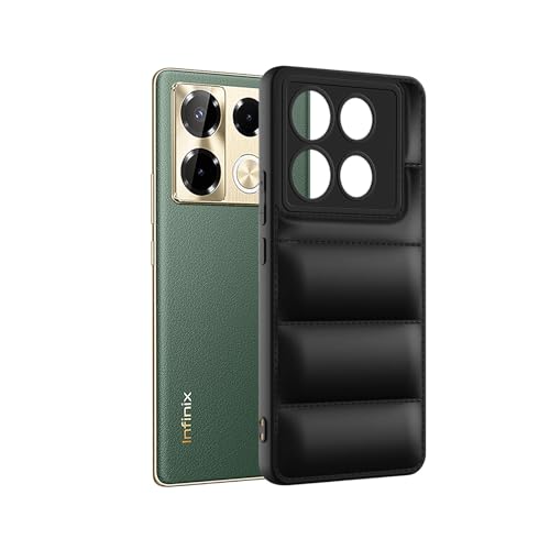 Plus Puffer Case for Infinix Note 40 Pro 5G - Black - Image 4