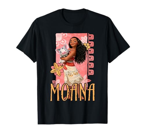 Image of Disney Moana With Pua The Pig Island Vibes Portrait T-Shirt