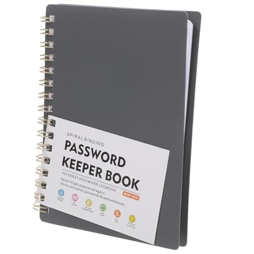 EXAOMBLE パスワード管理帳 アルファベットタブ付き 便利なウェブサイトロ