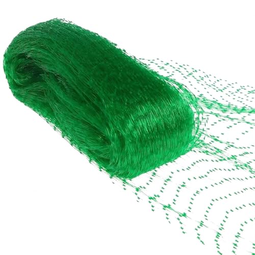 Vogelschutznetz 2m x 10m Vogelnetz Vogelschutznetz engmaschig Robust witterungs- & UV-beständig Hühnernetz Gartennetz Geflügelnetz Geeignet für Balkongartenteichegrün