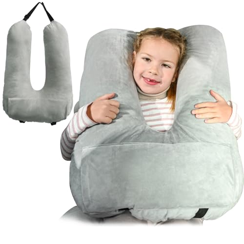 MOAOO Travel Pillow Car Pillow for Kids, Car Sleeping Pillow for Adults and Kids Support Head and...