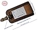 eSS Handmade Mr and Mrs Real Leather Luggage tags for suitcases with Full Privacy Cover, With Adjustable Buckle Strap suitable for Luggage Bag, suitcases, backpack. Pack of 2