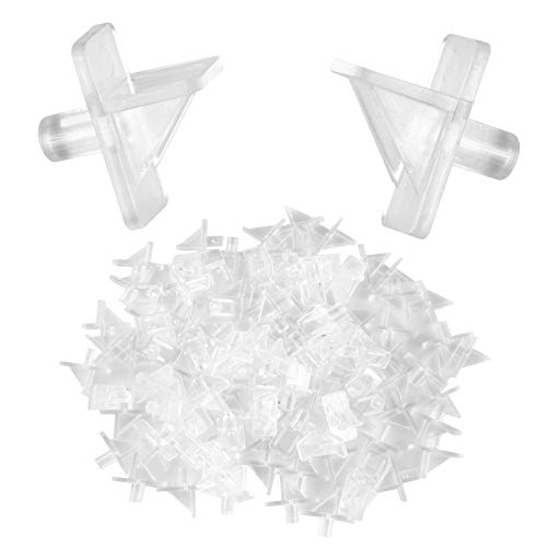 Pack of 100 – Plastic Shelf Support Pegs, Cabinet Furniture Shelf Pins, Bookcase