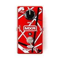 Based on the mxr phase 90 Design collaboration design between eddie van halen and dunlop manufacturing All-new script switch Red, white, and black stripes graphic finish from eddie's legendary frankenstein Made in benicia, californa
