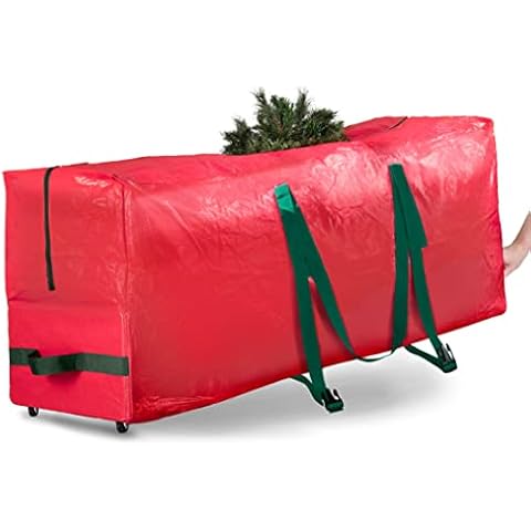 Zober Rolling Large Christmas Tree Storage Bag Cover