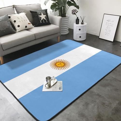 Tapis flanelle drapeau argentin de qualité supérieure pour décoration