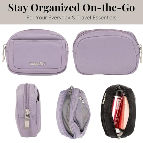 Image of Baggallini Women's Pocket Cosmetic - Lightweight Bag - Travel Essentials Makeup Organizer Mini
