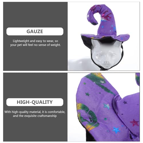 Sombrero de mascota Halloween FOMIYES disfraz gorro miniatura 5