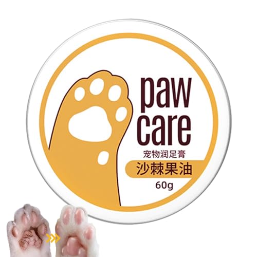 Bvizyelck Bálsamo para Patas de Gato, Crema hidratante para Patas de Perro – 60 g de Crema para el Cuidado de Las Patas de Perro, Cera para Patas – Crema Natural Protectora eficaz de Las Patas, Crema